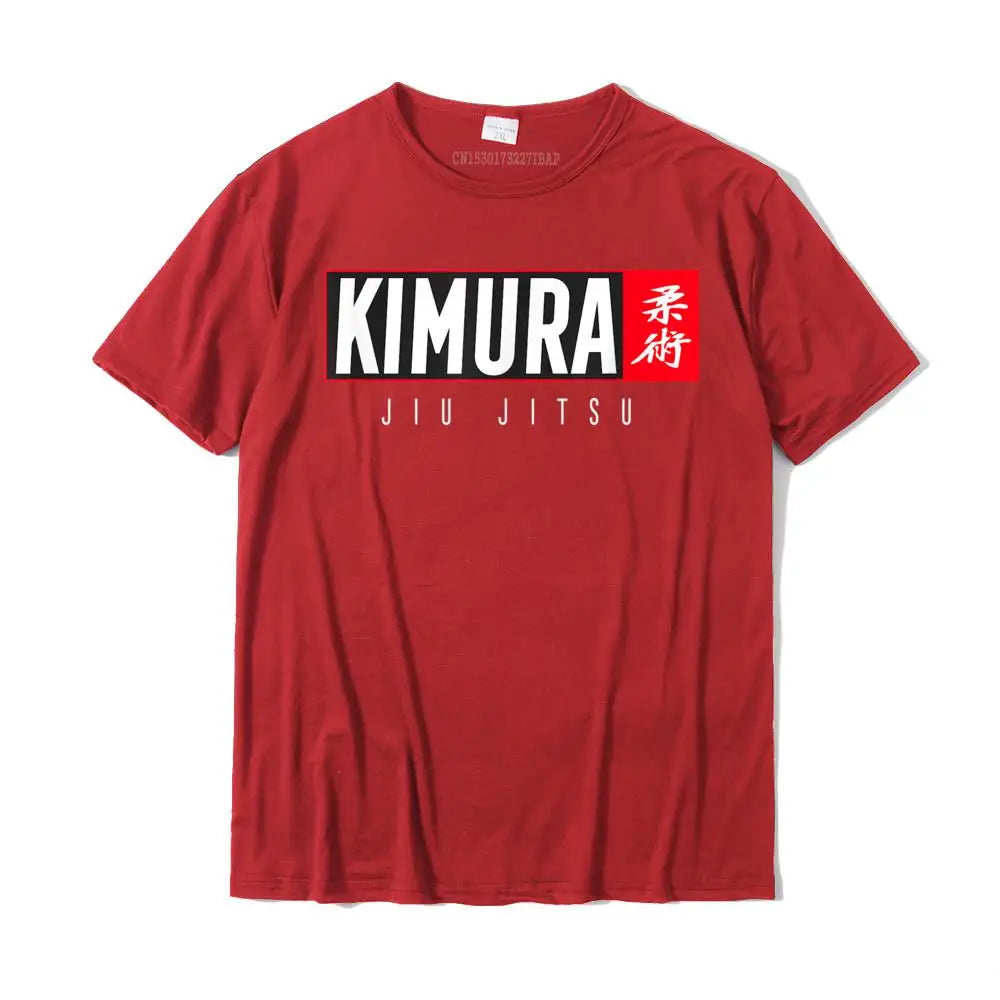 Kimura - Jiu Jitsu Shirt - BJJ - Brazilian Martial Arts Tshirts Graphic Design Cotton Men's Tops Tees Fashionable