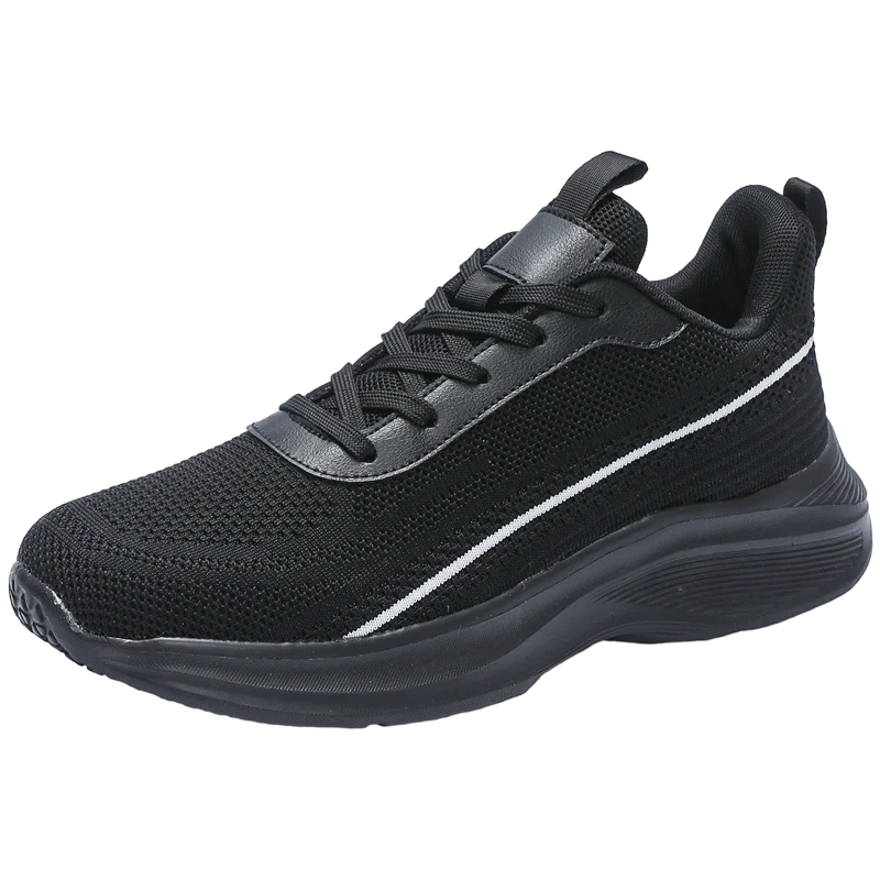 New Fashion Casual Sports Sneakers Breathable Lightweight High Elastic Big Size Running Shoes for Men