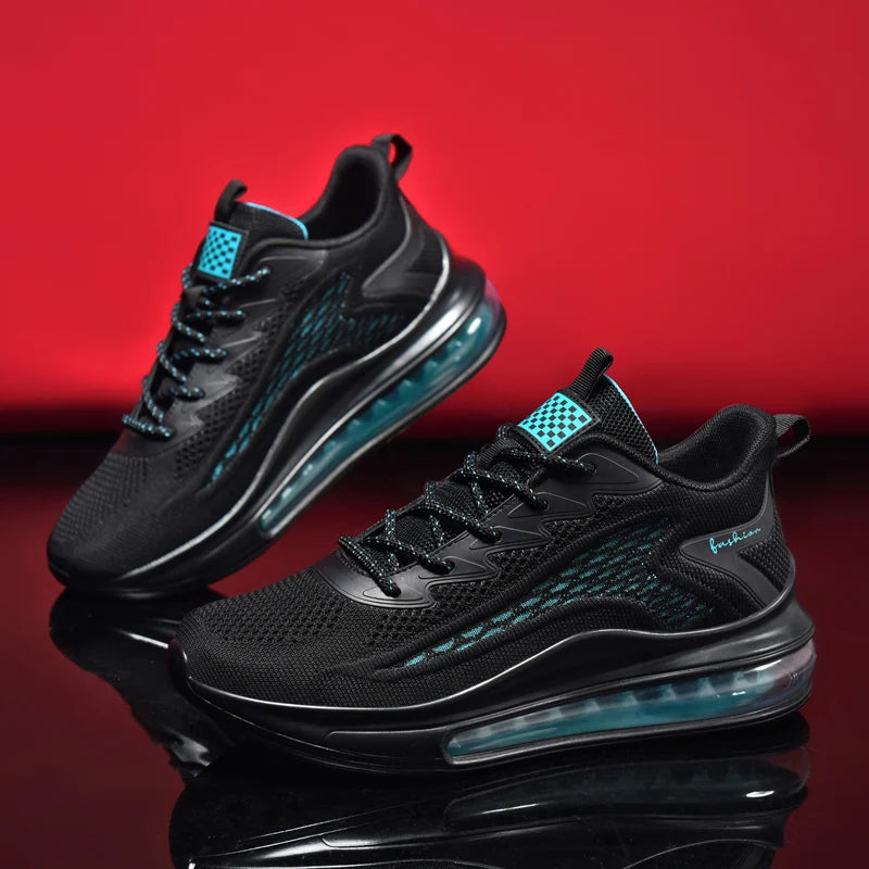 Wholesale Zapatos New Brand Big Size 48 Flying Woven Running Cushion Support Walking Shoes Breathable Custom Sneakers Shoes Men