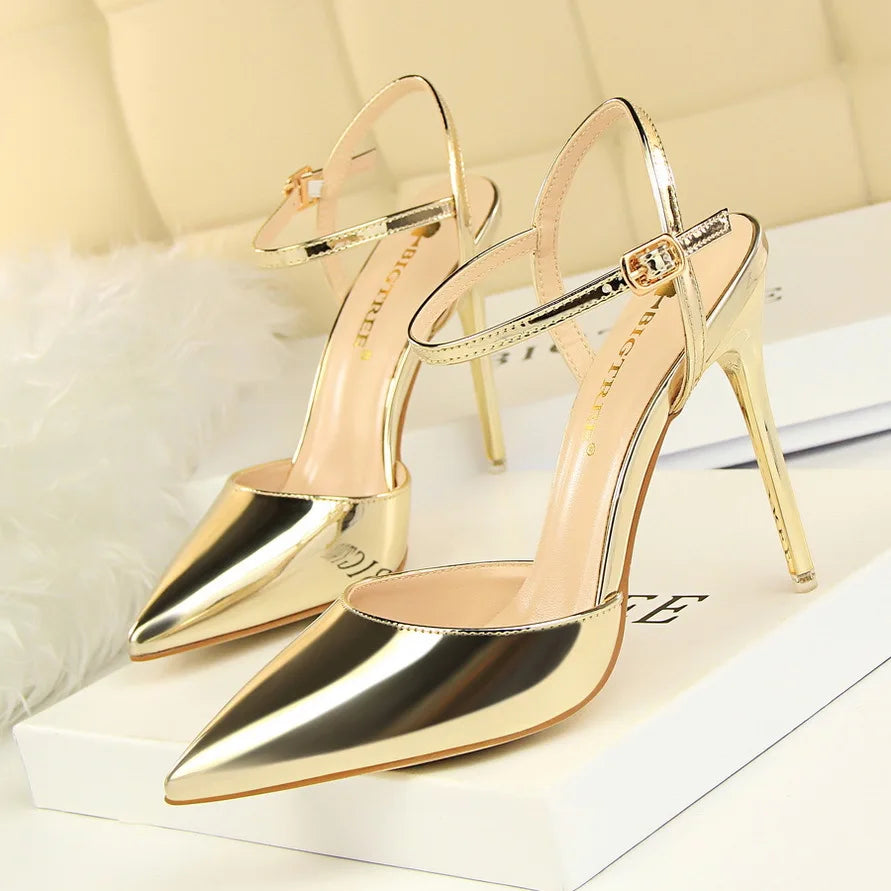 Tacchi a Spillo Sexy High Quality Pointed Toe Pumps Fashion Elegant Ladies High Heels Shoes for Women
