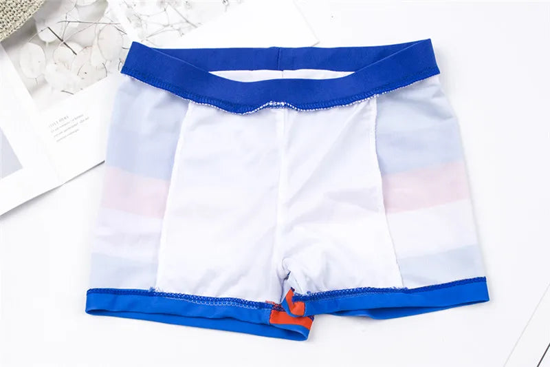 Striped Print Boy Kids Trunks 2026 Children Swimsuit Boys Short Swimwear Short Swimming Trunk Summer Bathing Suit A136