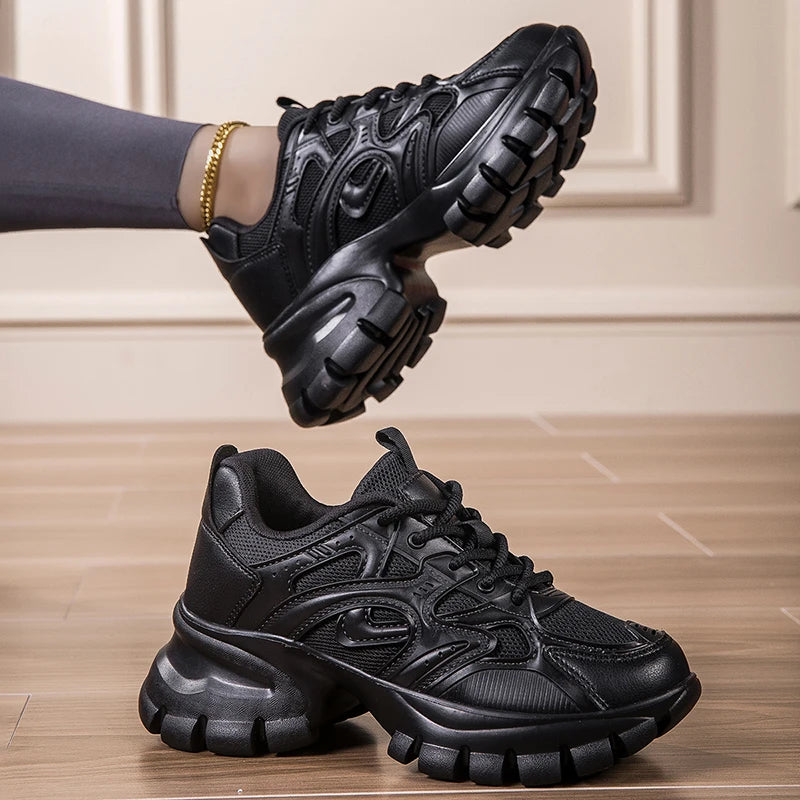 Platform Causal New Trendy  Shoes High Quality Lady Designer Fashion Chunky Sneakers for Women