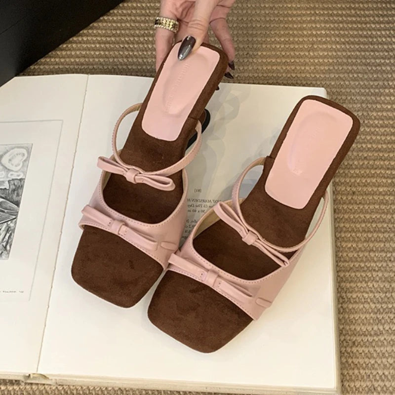 5CM Low Tacones Para Los Zapatos New Trendy Fashion Slipper Elegant High Heels Women's Pumps  Shoes