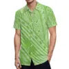New High Quality Design Custom Hawaii Polynesian Tribal Summer Breathable Quick Dry Short Sleeve Shirt Aloha Men Loose Shirts