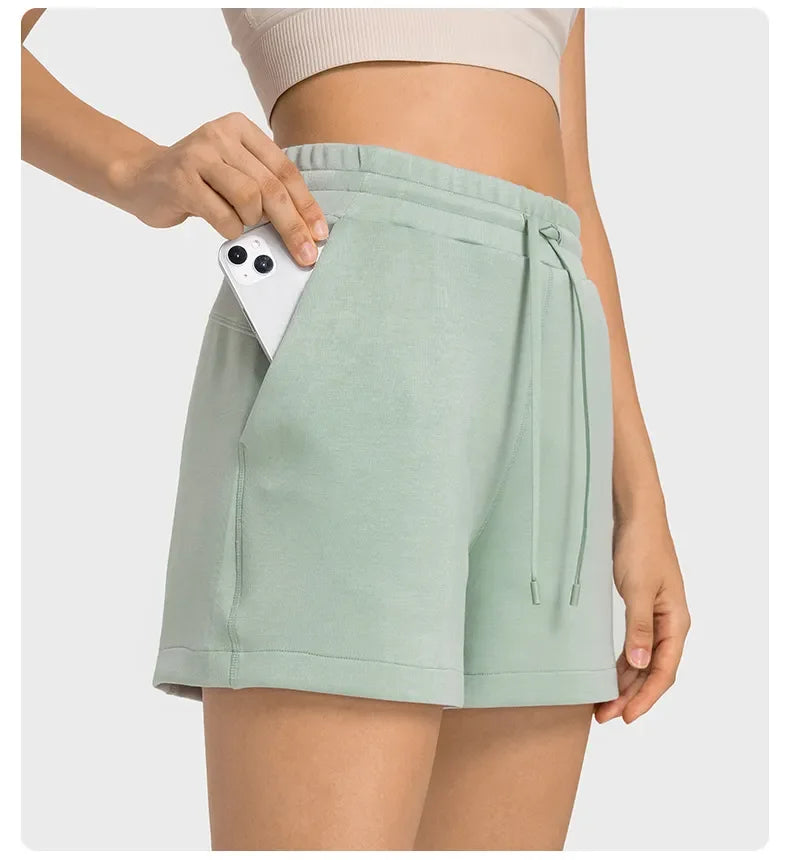 Womens Yoga Shorts Exercise Short Soft Fitness Wear Pants Women Running Shorts Elastic Female Pants Sportswear