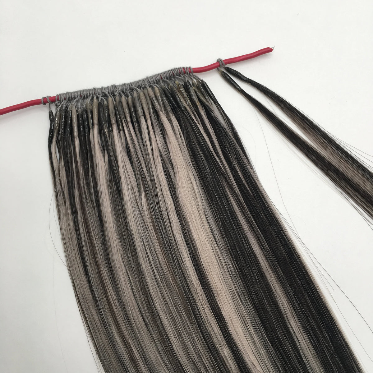 Wholesale Keratin Tip Hair  Suppliers Korea Popular Cotton String Twins Tip Hair Extensions Hot Sale in Korea
