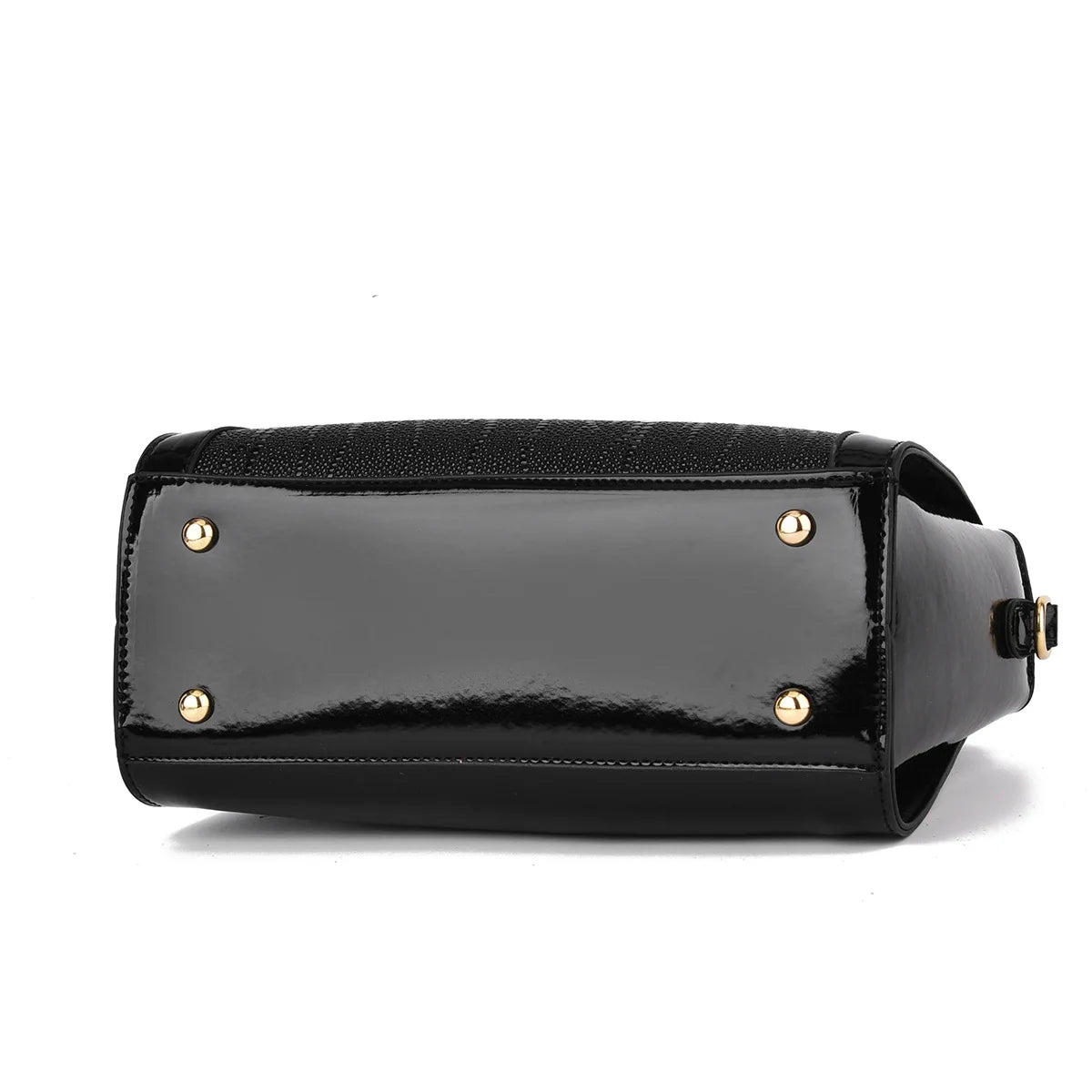 2024 New 2-piece Women's Premium PU Handbag Wholesale Leather Women's Stone Pressed Alligator Skin logo Shoulder Tote Bag