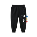 2025 Kids Long Pants 100% Cotton Lovely Dinosaur Cartoon Boys Girls Sport Trousers Sweatpants Suitable for Spring and Autumn