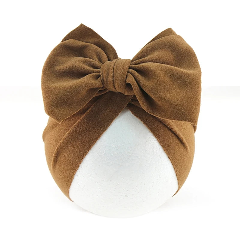 Baby Hat Girls Bows Turban Hats Infant Photography Props Cotton Kids Beanie Baby Cap Accessories Children Hats Newborns Bonnet