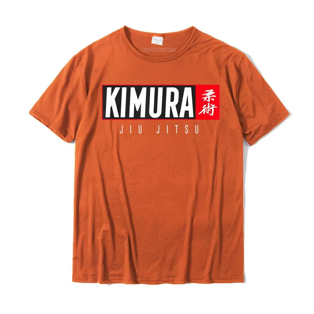 Kimura - Jiu Jitsu Shirt - BJJ - Brazilian Martial Arts Tshirts Graphic Design Cotton Men's Tops Tees Fashionable