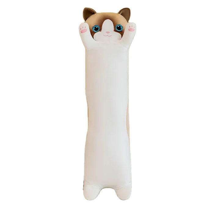 Hot Selling Throw Pillow Long Cat Doll with Sleeping Doll  Plush Toys Stuffed Animals for Girls