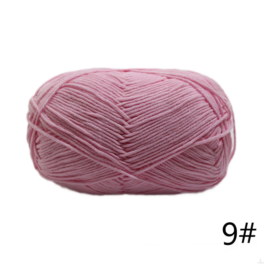 Factory Directly Supply 5ply Crochet Yarn Milk Cotton Acrylic Yarn for Baby Knitting Sweater Yarn