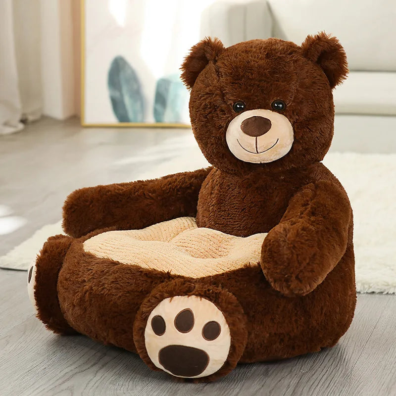Hot Sale Baby Plush Bear Animal Sofa Bed Toy Skin Plush Unicorn Sofa Cushion