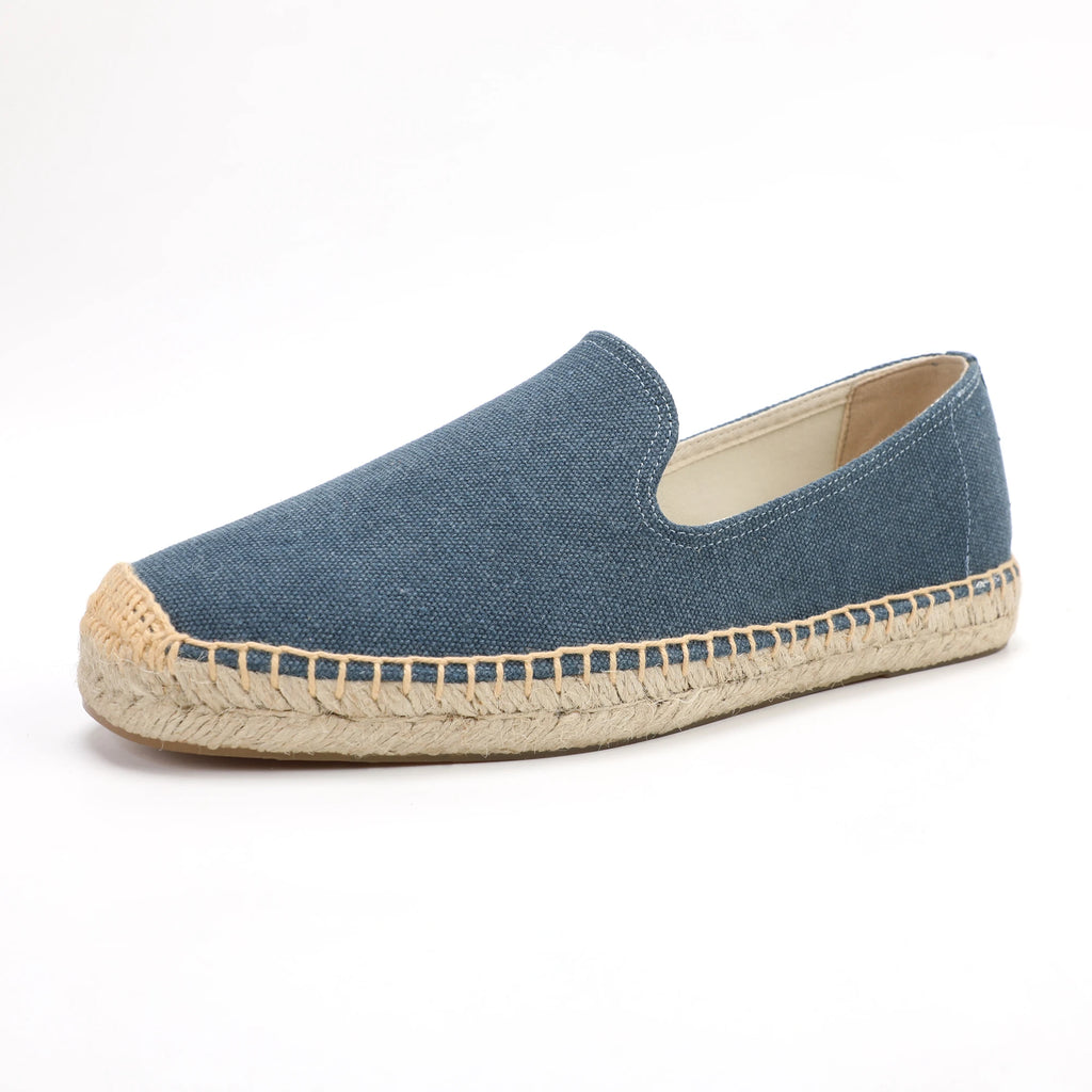 Men's Casual Walking Style Espadrilles OEM Flat Sneakers Canvas Upper Light Summer Flat Shoes Fashion Trend high quality