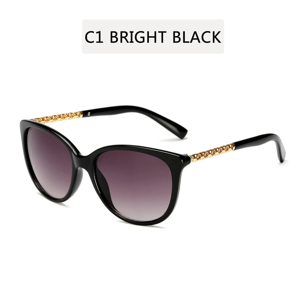 Oversized Sunglasses Women Luxury Brand Shades Sun Glasses Female Vintage Big Frame Hollow Frame UV400 Goggles Oculos de sol