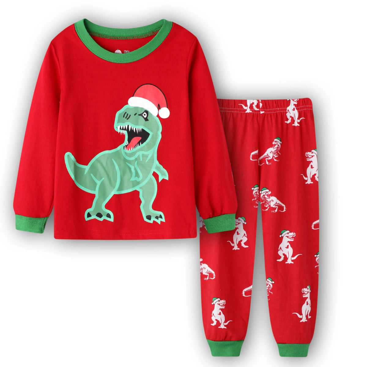 Excavator Children Pajamas Sets Kids Sleepwear Suit Sleeved T-Shirts Trousers Boy Clothes Pj's Infant Pijama Fashion Tops Pant