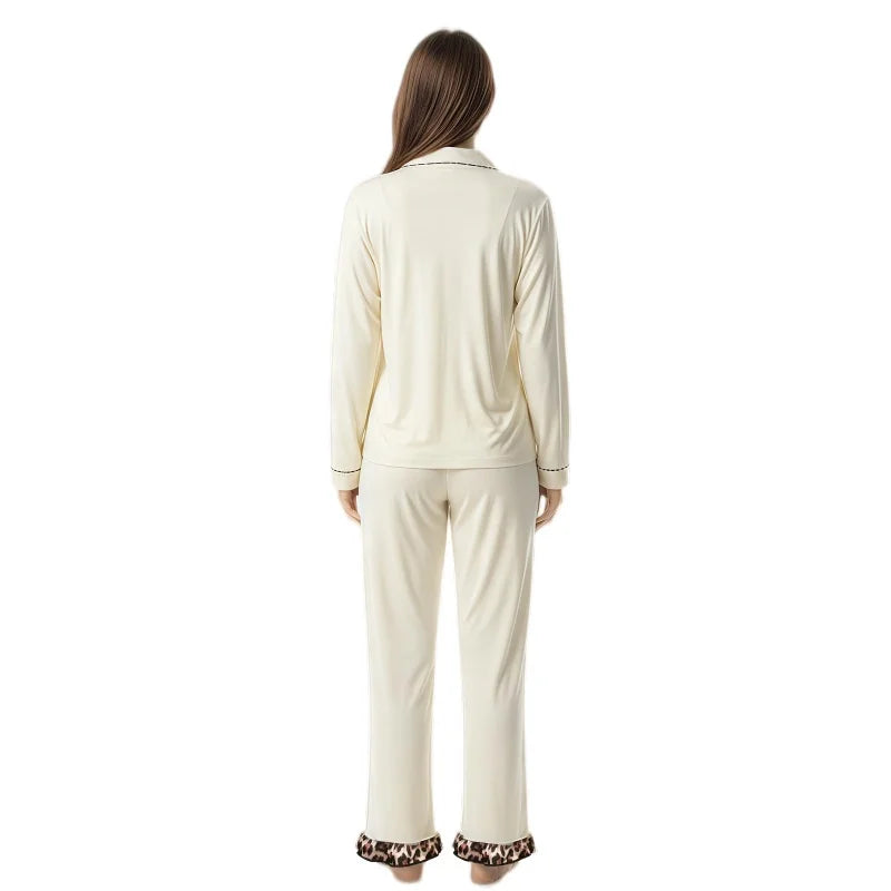 Free Shipping Two Piece Plus Size Sleepwear Pyjamas Pjs Set Shirts and Pants Pajamas Set Women