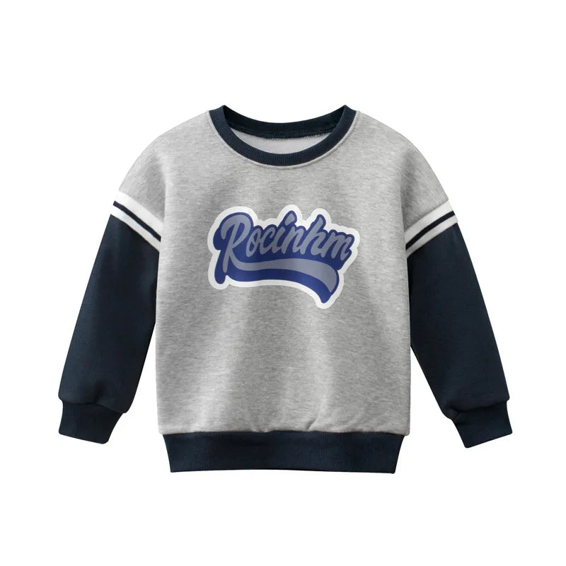 Kids Sweatshirts Coat Autumn Winter New Arrival for Boys & Girls Letter Print Sport Casual Outwear Children's Sweater Clothes