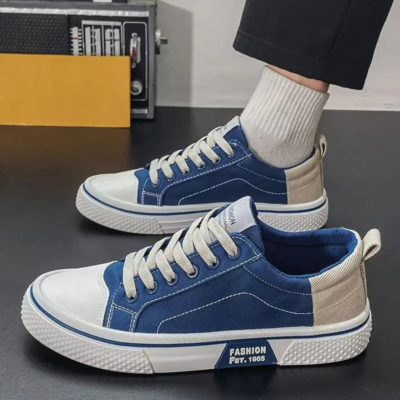 Hot Sale Breathable Sneaker for Men Casual Shoes Flat Canvas Shoes