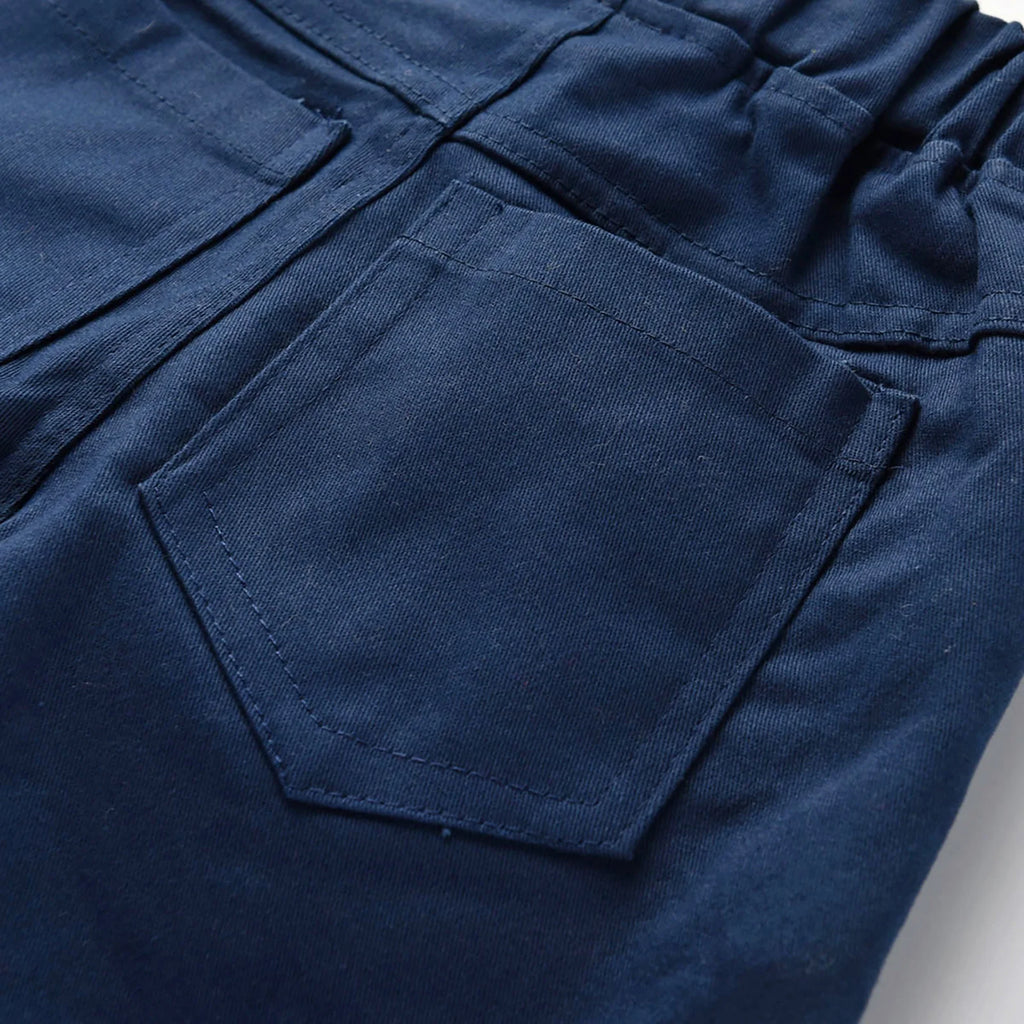 Children Pants Boy Sports Sweatpants Spring Toddler Kids Casual Pocket Solid Trousers Boys Clothes Age 1-5Year Cargo Pants