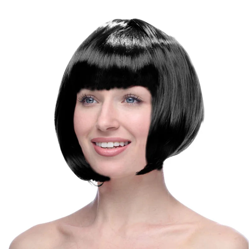 Luxury Design High Temperature Synthetic Wigs Straight Synthetic Hair Wigs for Women