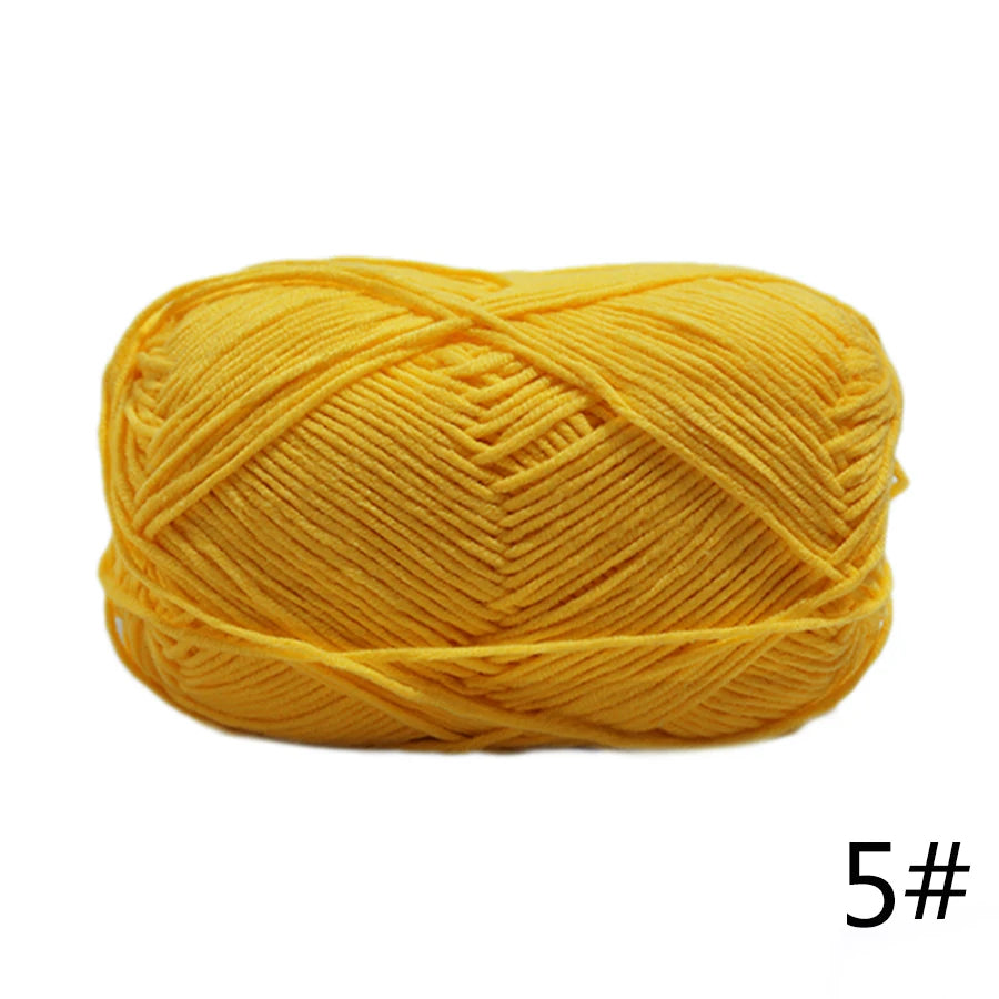 Factory Directly Supply 5ply Crochet Yarn Milk Cotton Acrylic Yarn for Baby Knitting Sweater Yarn