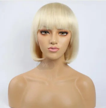 Wholesale Bangbob Human Hair Wig,Cuticle Aligned Vietnamese Human Short Bob Wig, Virgin Hair Vendor Straight Curly Wave Bob Wig