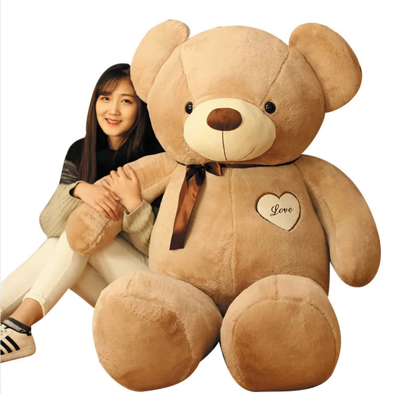 Genuine Customized Hoodies Bear Plush Toy Ribbon Teddy Bear Doll Cuddle Bear Dolls Girl Gift Shop Wholesale