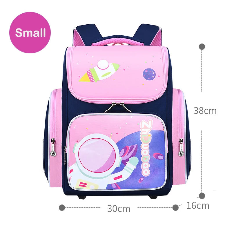Waterproof Children School Bags Boys Girls Cute Kids Cartoon Kindergarten Schoolbag Orthopedic Primary School Backpack Mochila