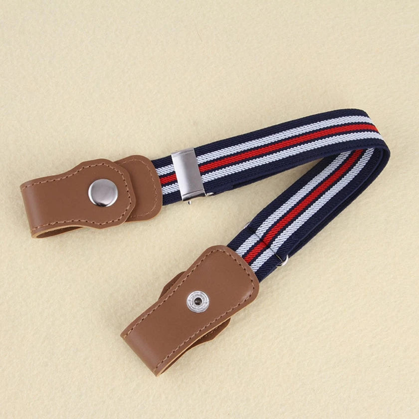 New Kids Buckle-Free Elastic Belt Waist No Buckle Stretch Belts Toddlers Adjustable Boys and Girl`s Belts for Jeans