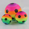 Factory Direct 15cm Rainbow Soccer Balls 6inch Rainbow Grass Balls Children's Pat Pat Playground Balls Promotional Sports Toys