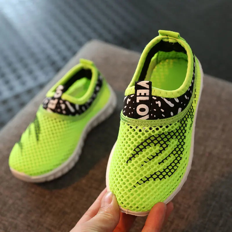 Kids Sport Shoes Lightweight Children Shoes for Girls Boys Breathable Mesh Infant Baby Sneakers  Size21-38