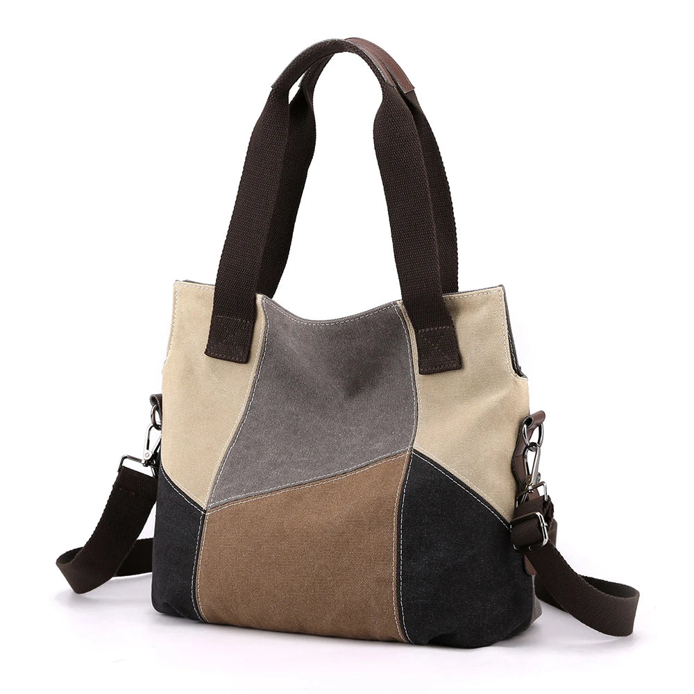 2023 New March L Arge Capacity Soild Style Canvas Single Shoulder Tote Bag Fashion and High Quality
