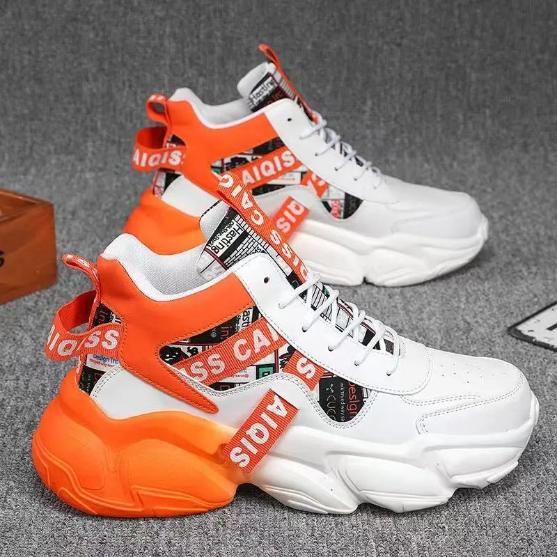 Mens Walking Shoes Chunky Sneakers Casual Dad Trainers Fashion Workout Gym Tennis Shoes for Men