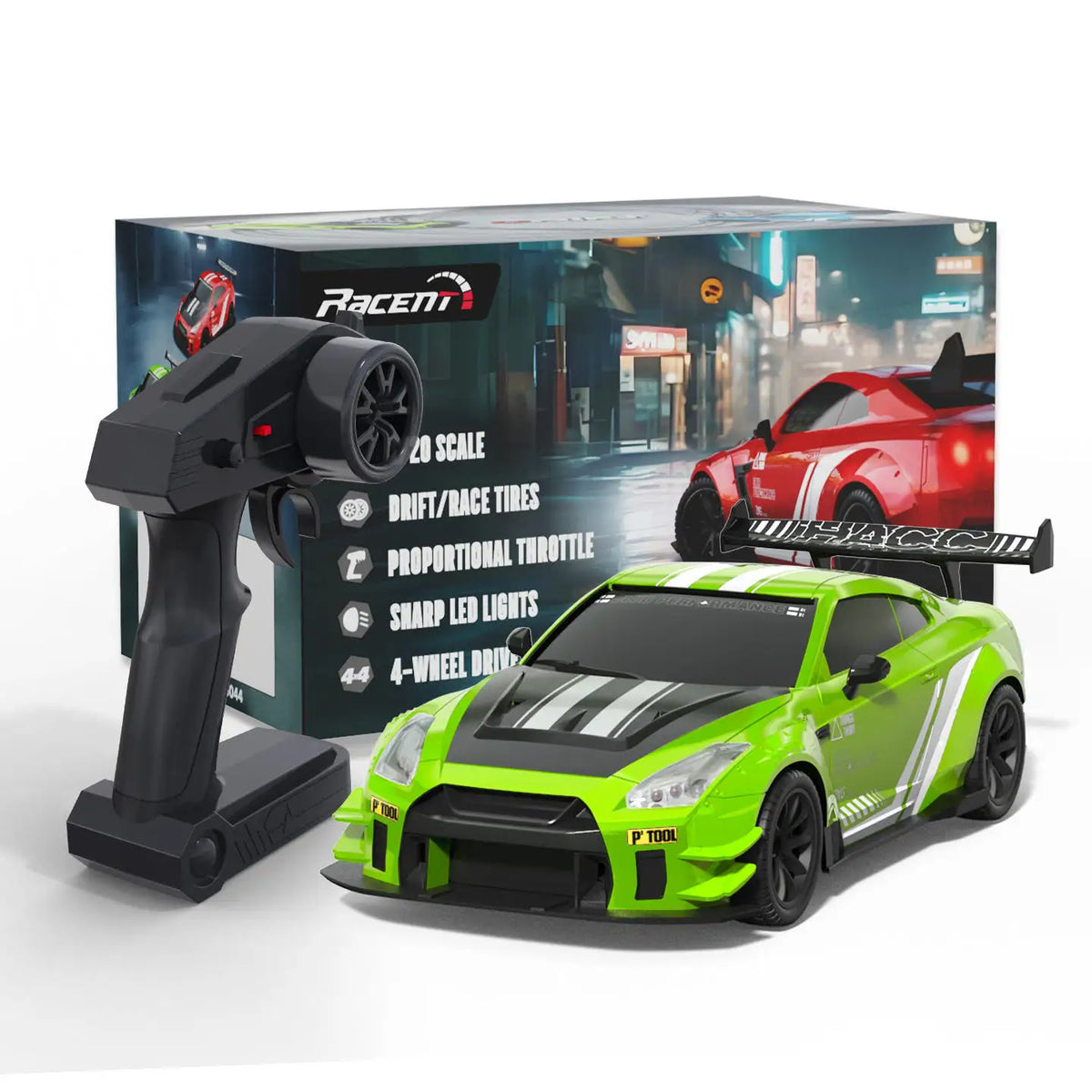 Top Speed 20km/h Mini Racing Drift Model 1:20 Scale 2.4G 4-channel Ready to Use Indoor and Outdoor Children's Toys