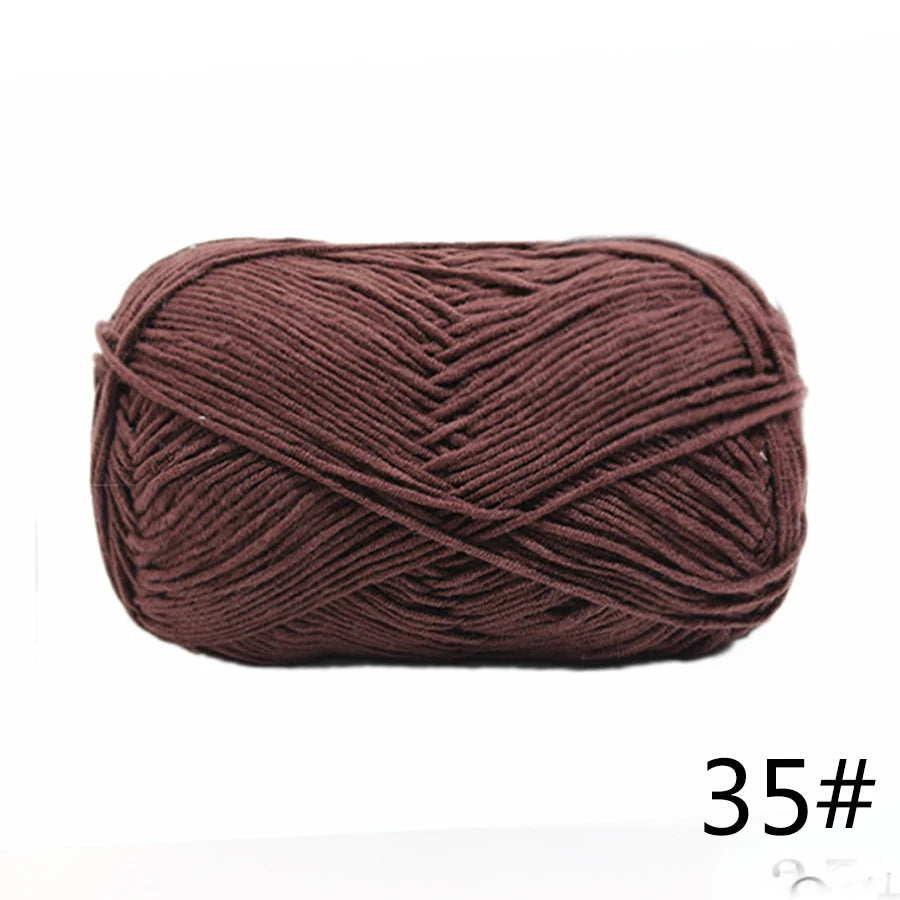 Factory Directly Supply 5ply Crochet Yarn Milk Cotton Acrylic Yarn for Baby Knitting Sweater Yarn