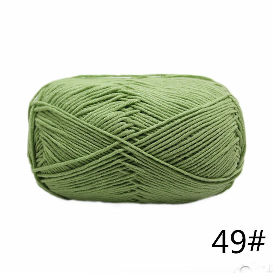Factory Directly Supply 5ply Crochet Yarn Milk Cotton Acrylic Yarn for Baby Knitting Sweater Yarn