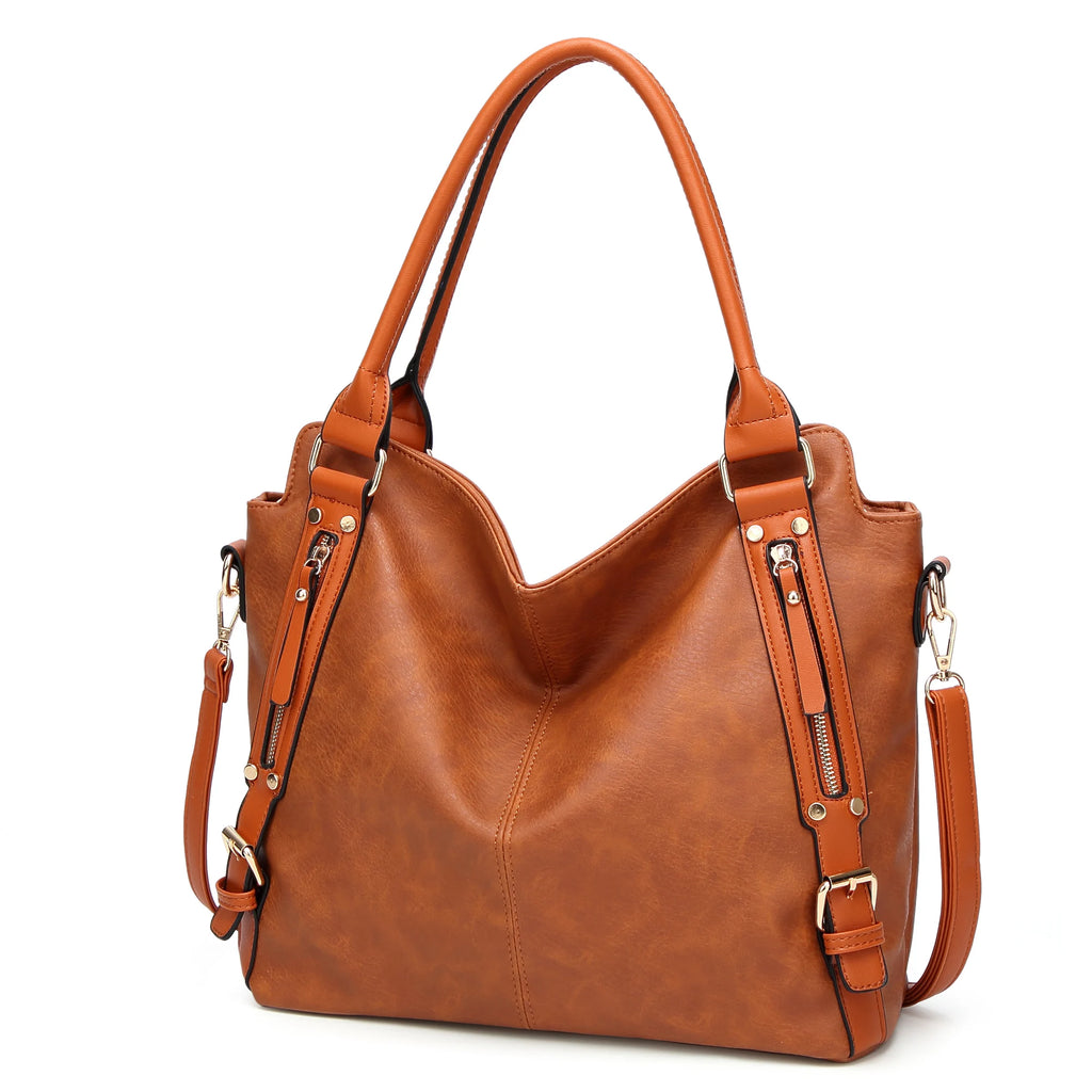 Designer Fashion Autumn/Winter Handbag Trend Simple One-shoulder Skew Straddle Bag Large Capacity Tassel Decoration Female Tote