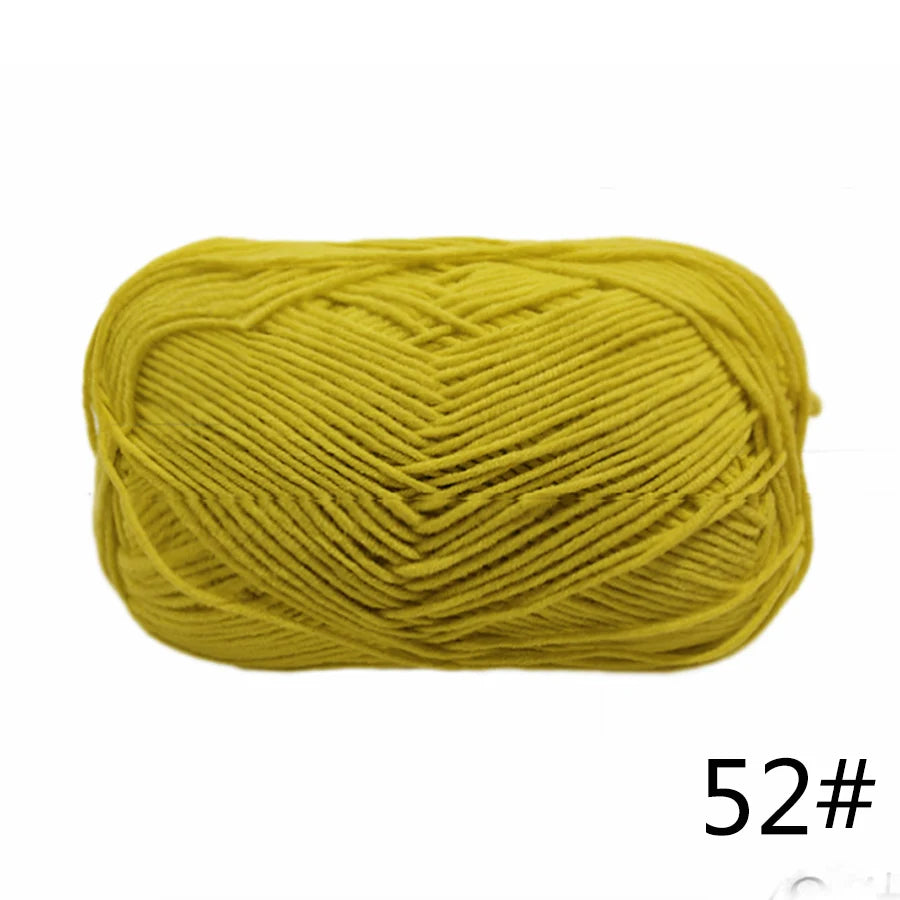 Factory Directly Supply 5ply Crochet Yarn Milk Cotton Acrylic Yarn for Baby Knitting Sweater Yarn