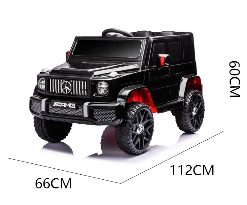 High Quality Remote Control 12v Plastic 4-Wheeled Electric Ride-On Toy Car for Kids to Drive