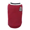 Pet Clothing Custom Dog Winter Warm Clothing Preppy Style Pet Vest Matching Color Cat Sweater