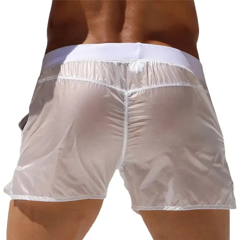 Summer Swimwear Men Shorts Swimsuits Swim Trunks Boxer Sexy Man Briefs Surf Board Sunga Swim Suits Maillot De Bain Beach