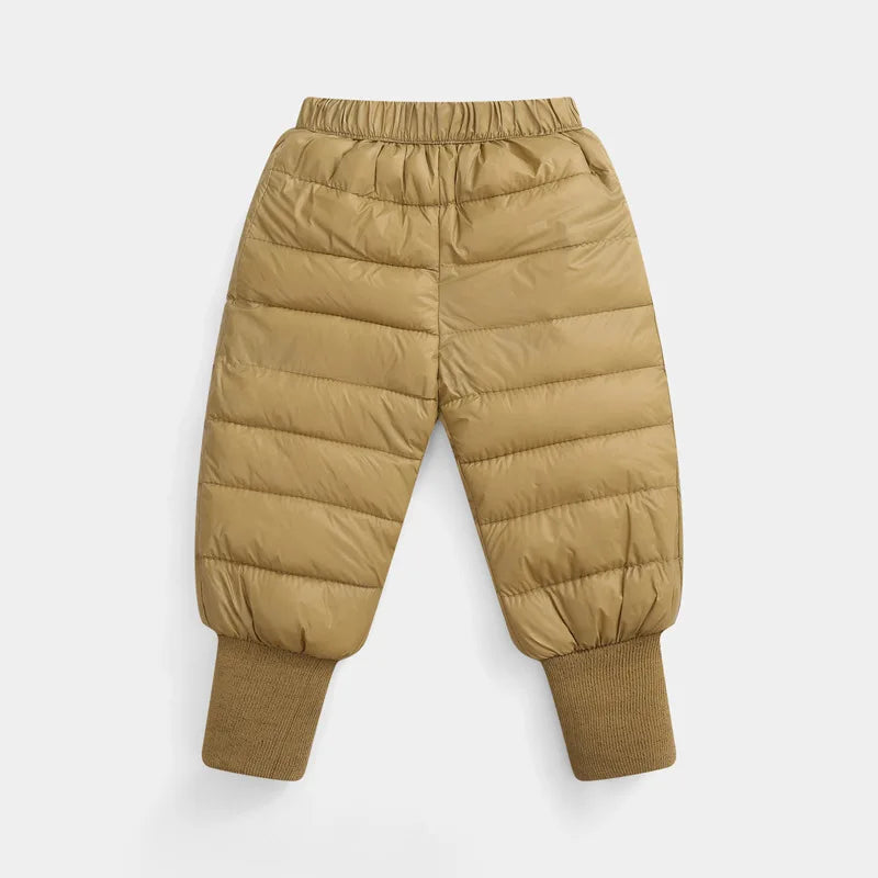 Girls Boys Warm Down Pants Winter 2021 Children High Quality Down Pants Kids Leggings Boys Clothing Toddler Baby Down Trousers