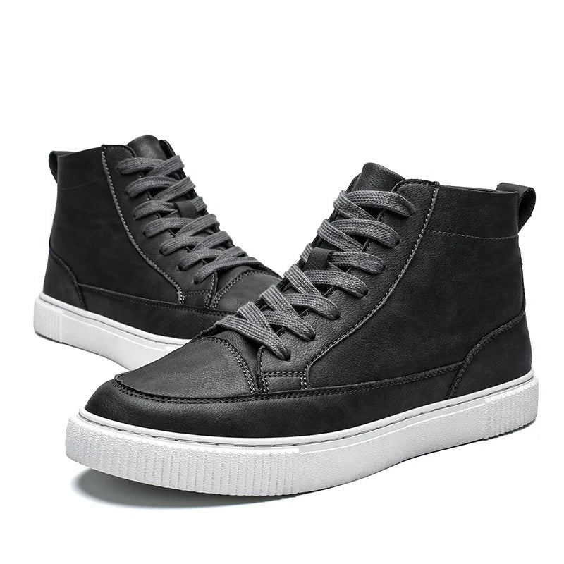 Winter Outdoor Casual Sports Boots High Top Men Sneakers Man Buckled Shoe Custom Sneakers Shoes for Men