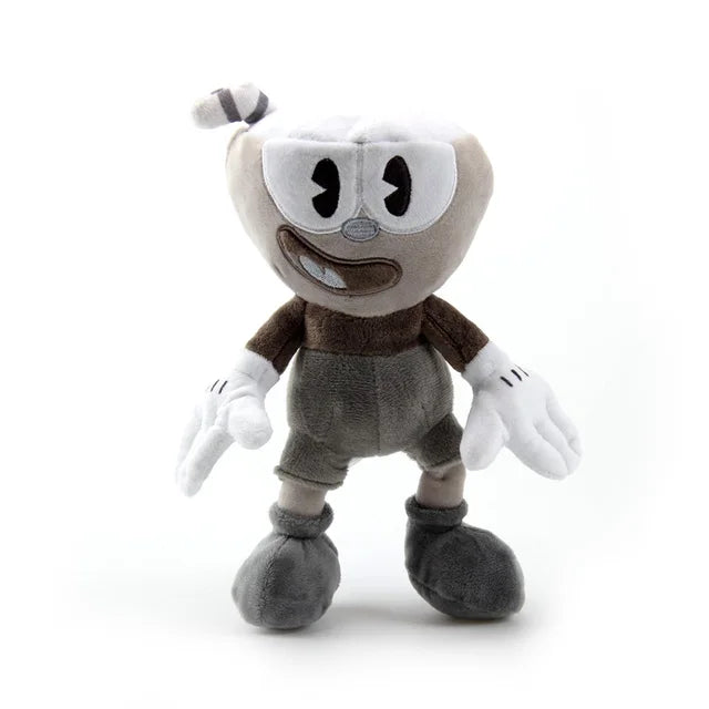 Drop Shipping  Cuphead Mugman Plush Toy Stuffed Toys