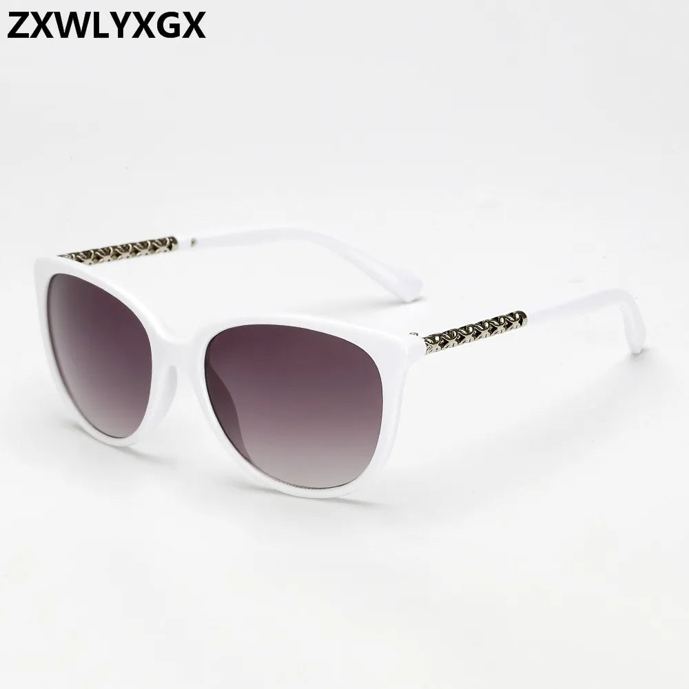 Oversized Sunglasses Women Luxury Brand Shades Sun Glasses Female Vintage Big Frame Hollow Frame UV400 Goggles Oculos de sol