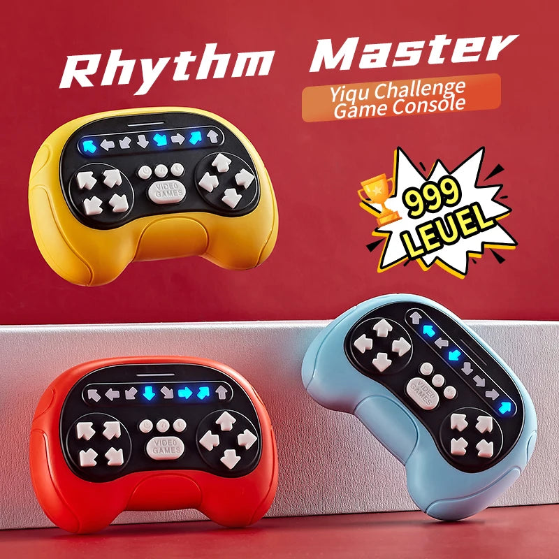 ZLang Dancing Handheld Memory Game Finger Sensory Training Education Toys Kids Toys Quick Push Games Queeze Controller Toy
