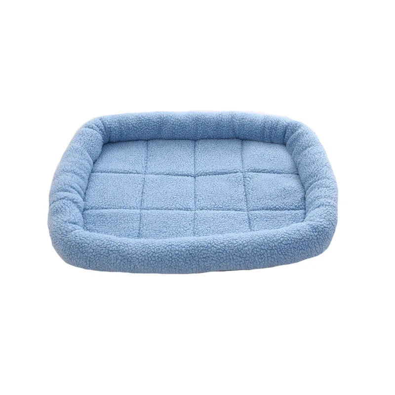 Benepaw Soft Warm Mat Dog 5 Colors Durable Lamb Wool Sleeping Dog Pet Mat Hot Sale Puppy Bed Pink/Beige/Blue/Gray/Brown