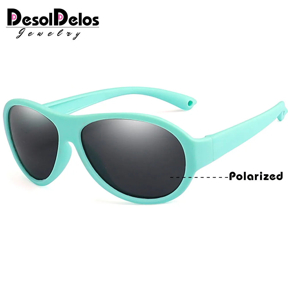 2024 Sunglasses Kids Girls Boys Polarized Children Sun Glasses PC UV Protection Eyeglasses Eyewear High Quality D323