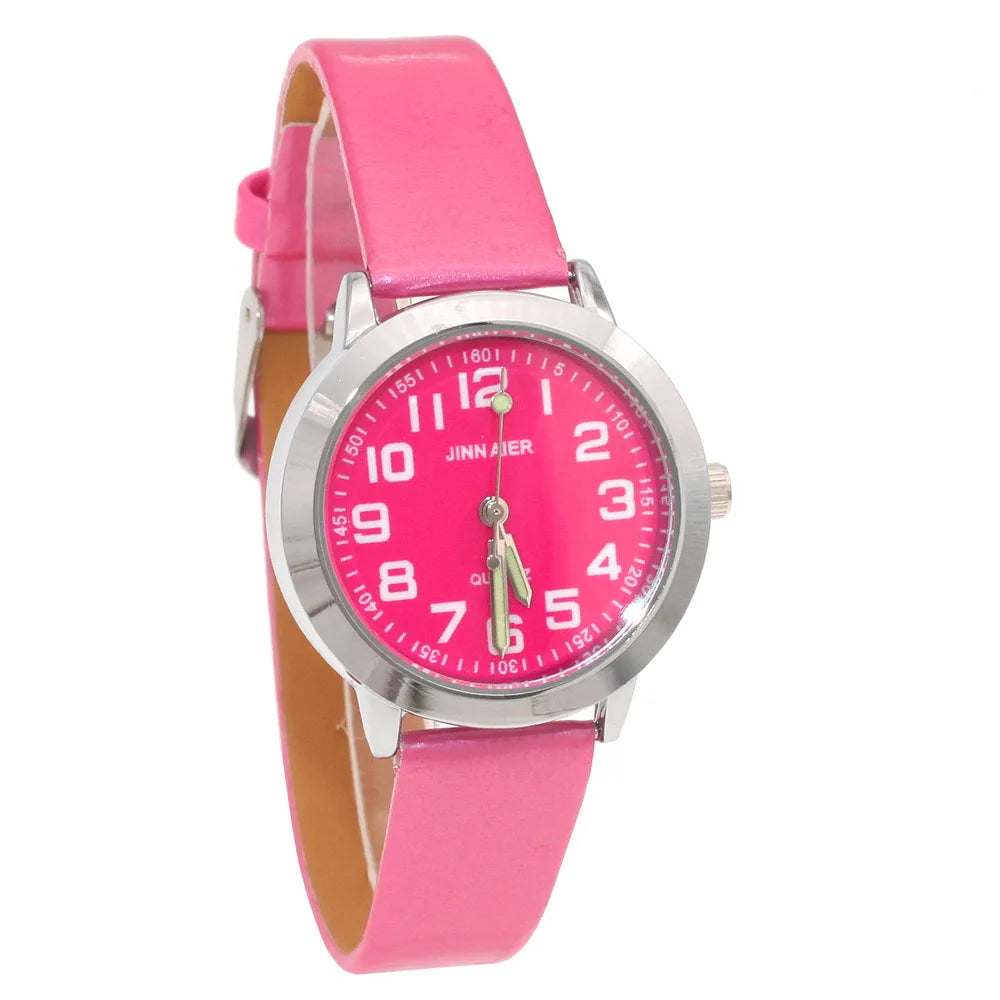 New Kids Watch Children Digital Watches Luminous Hands Quartz Clock Wristwatch Gift